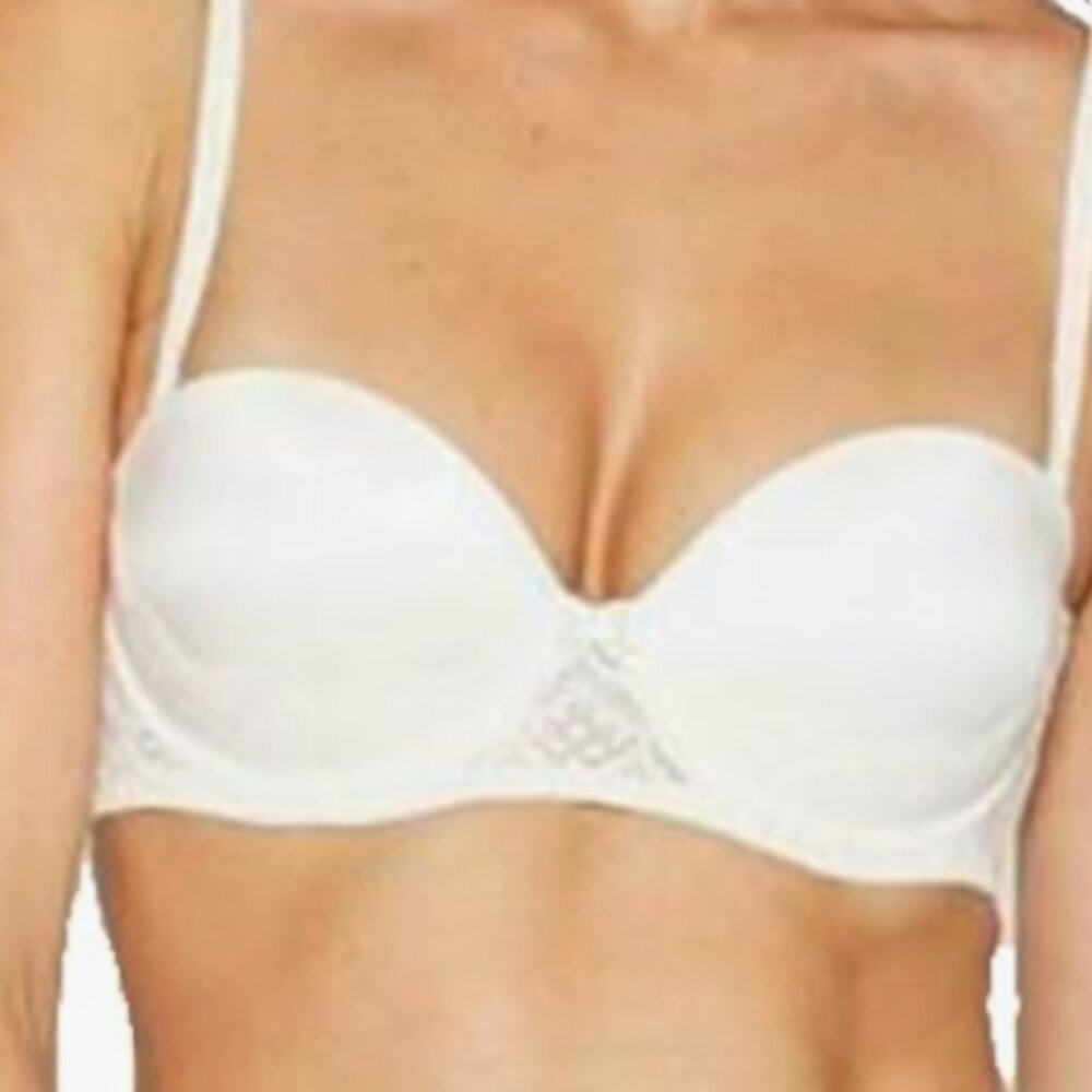Auden Plunge Coverage Push Up Strapless Bra NWOT Womens